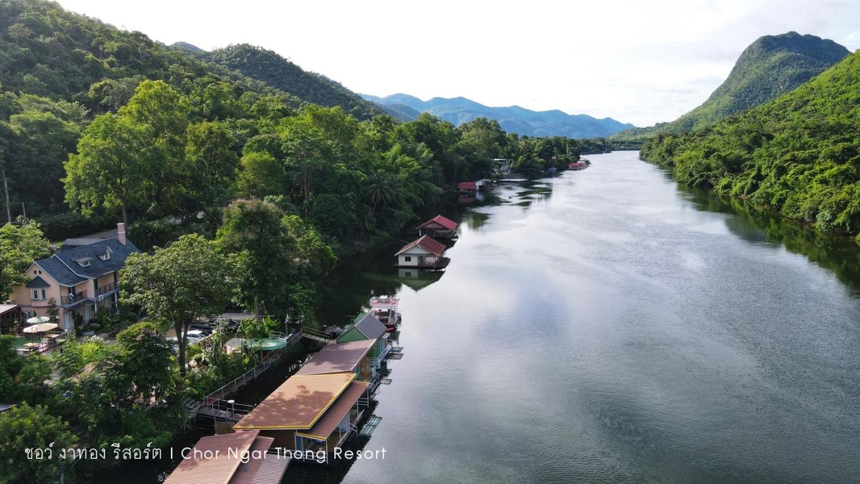 ชอว์ งาทอง รีสอร์ต Chor Ngar Thong Erawan Kanchanaburi Hotel Buitenkant foto